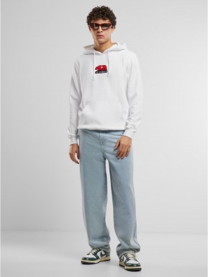 California Bear Patch Hoody white XXL