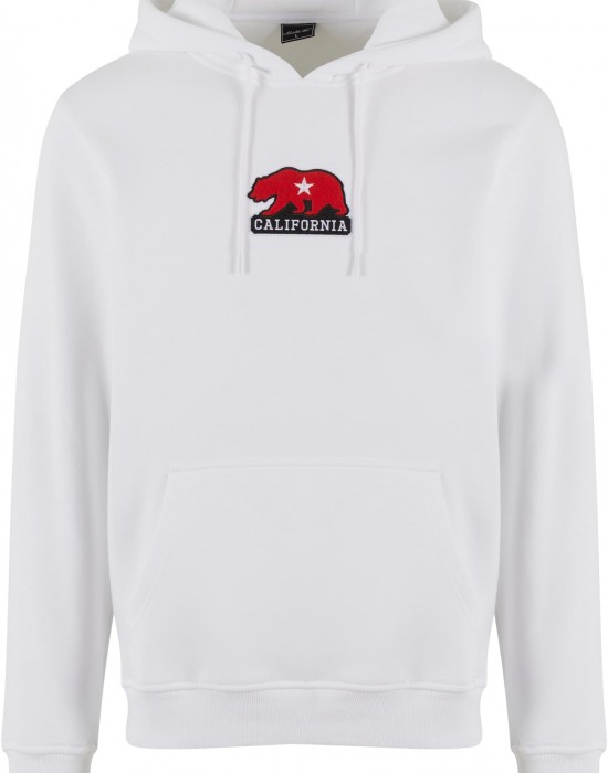 California Bear Patch Hoody white XXL