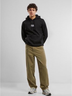 USA College Wording Patch Hoody black XXL