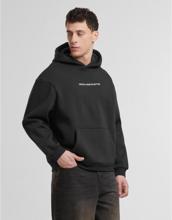 Started From The Bottom EMB Fluffy Hoody black XXL Started From The Bottom EMB Fluffy Hoody black XXL