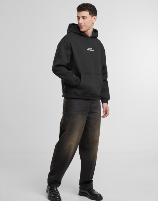 Think Different EMB Fluffy Hoody black XXL Think Different EMB Fluffy Hoody black XXL