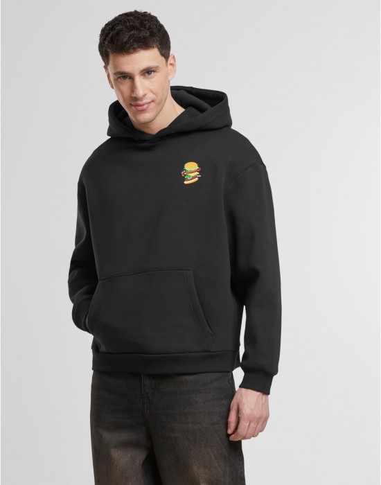 Burger EMB Fluffy Hoody black XXL Burger EMB Fluffy Hoody black XXL