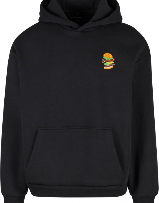 Burger EMB Fluffy Hoody black XXL Burger EMB Fluffy Hoody black XXL