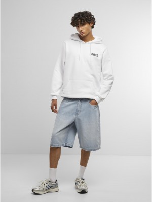 Los Angeles Wording EMB Regular Hoody white XXL