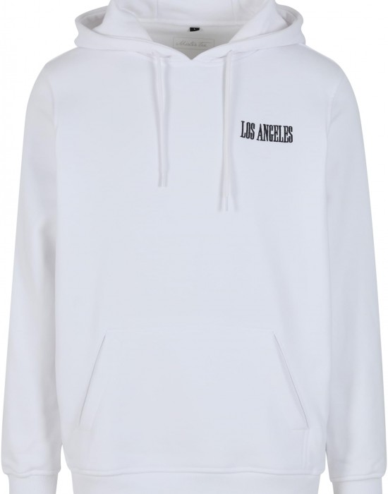 Los Angeles Wording EMB Regular Hoody white XXL Los Angeles Wording EMB Regular Hoody white XXL