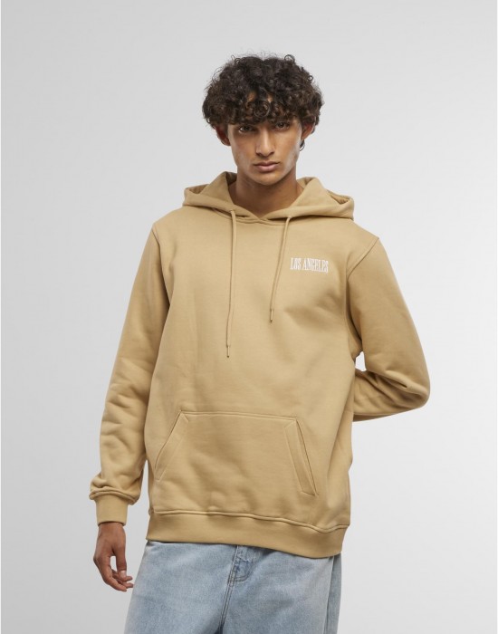 Los Angeles Wording EMB Regular Hoody unionbeige XXL Los Angeles Wording EMB Regular Hoody unionbeige XXL