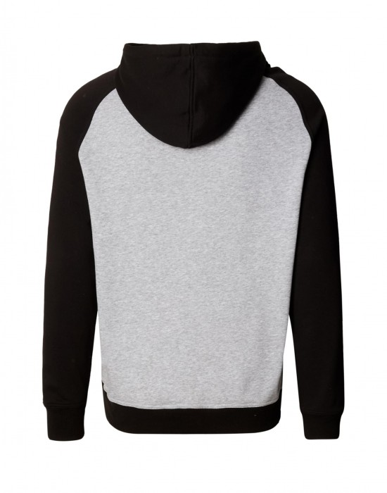 Compton Wording EMB Raglan Hoody h.grey/blk XXL Compton Wording EMB Raglan Hoody h.grey/blk XXL