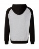 Compton Wording EMB Raglan Hoody h.grey/blk XXL Compton Wording EMB Raglan Hoody h.grey/blk XXL