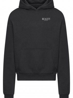 Reality Ultra Heavy Cotton Box Hoody black XXL