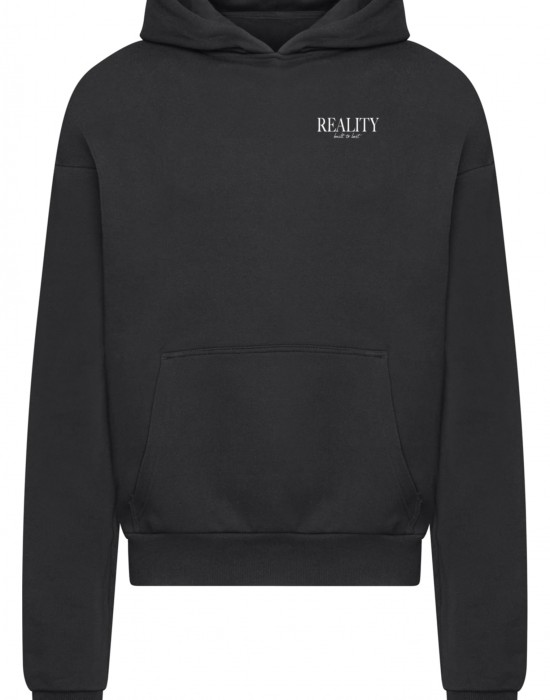 Reality Ultra Heavy Cotton Box Hoody black XXL