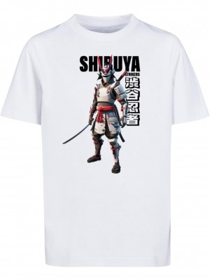Детска Тениска Kids Shibuya Warrior Tee white 158/164
