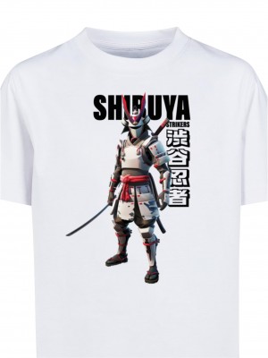 Детска Тениска Kids Shibuya Warrior Tee white 158/164