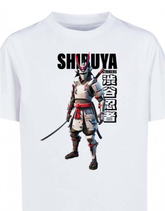 Детска Тениска Kids Shibuya Warrior Tee white 158/164