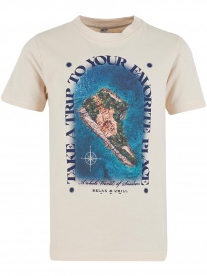 Детска Тениска Kids Favorite Place Tee marshmallow 158/164