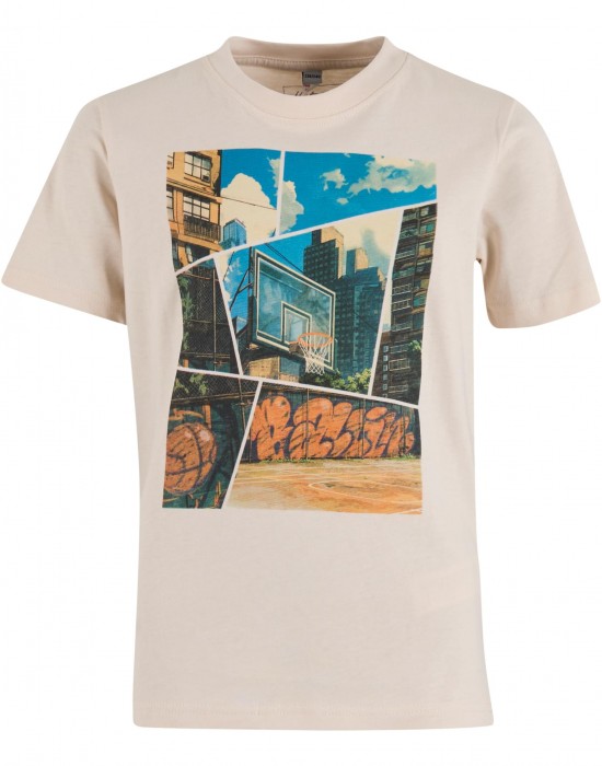 Детска Тениска Kids Basketball Comic Tee marshmallow 158/164