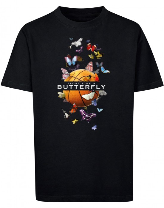 Детска Тениска Kids Butterfly Baller Tee black 158/164