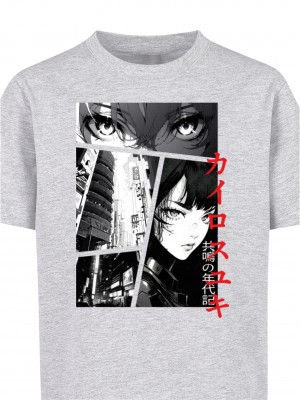 Детска Тениска Kids Manga Comic Tee heather grey 158/164