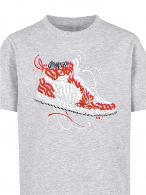 Детска Тениска Kids Tagged Sneaker Tee heather grey 158/164