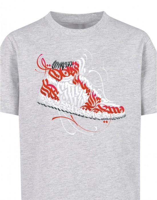 Детска Тениска Kids Tagged Sneaker Tee heather grey 158/164