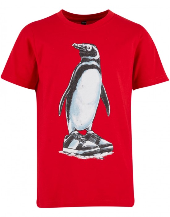 Детска Тениска Kids Fancy Penguin Tee cityred 158/164