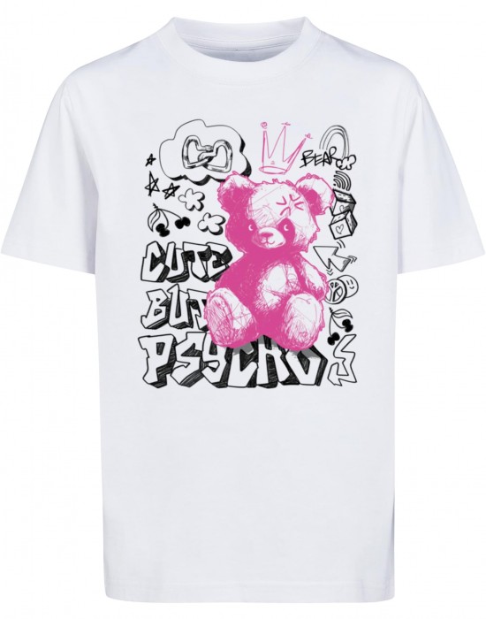 Детска Тениска Kids Cute But Psycho Tee white 158/164
