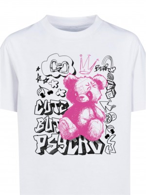 Детска Тениска Kids Cute But Psycho Tee white 158/164