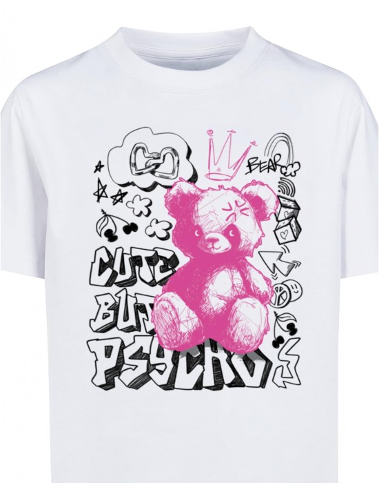 Детска Тениска Kids Cute But Psycho Tee white 158/164