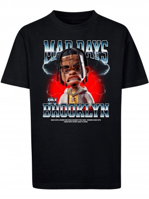 Детска Тениска Mad Days In Brooklyn Tee black 158/164