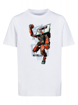 Детска Тениска Ballin Robot Tee white 158/164