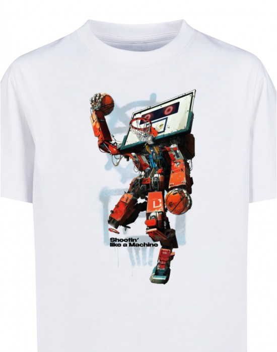 Детска Тениска Ballin Robot Tee white 158/164