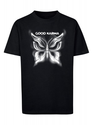 Детска Тениска Good Karma Butterfly Tee black 158/164