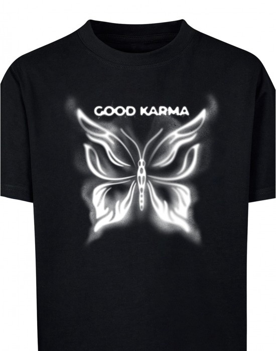 Детска Тениска Good Karma Butterfly Tee black 158/164