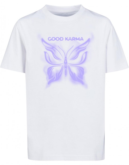 Детска Тениска Good Karma Butterfly Tee white 158/164
