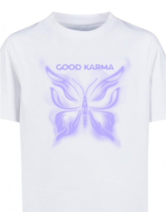 Детска Тениска Good Karma Butterfly Tee white 158/164