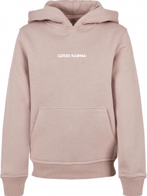 Детска Тениска Karma Butterfly Basic Kids Hoody  duskrose 158/164