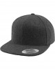 Шапка с козирка в тъмносиво Melton Wool Snapback, Urban Classics, Шапки с козирка - Complex.bg