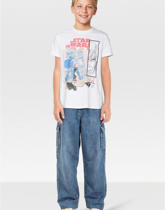 Детска Тениска Kids Star Wars Anime Tee white 158/164