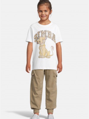 Детска Тениска Kids Simba Tee white 158/164