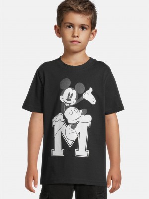 Детска Тениска T-Shirt 2 Pack - kurzarm - Mickey Mouse black+white 158/164