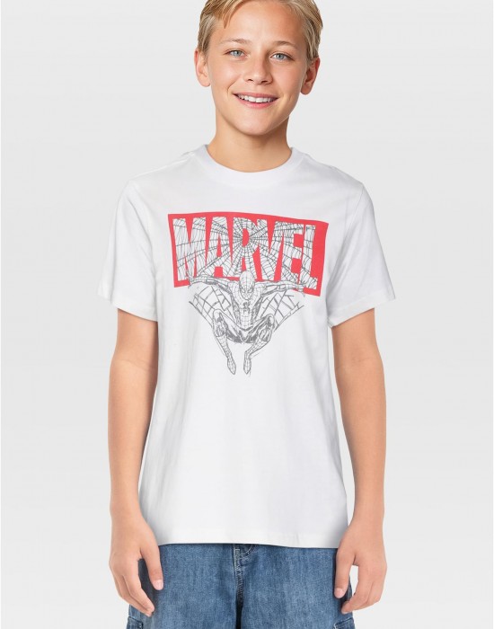 Детска Тениска T-Shirt & Hoody 2 Pack - Spiderman Marvel black+white 158/164