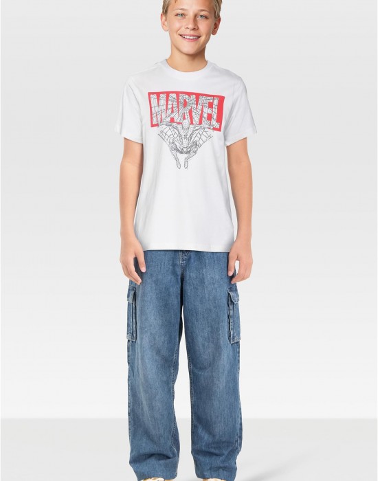 Детска Тениска T-Shirt & Hoody 2 Pack - Spiderman Marvel black+white 158/164