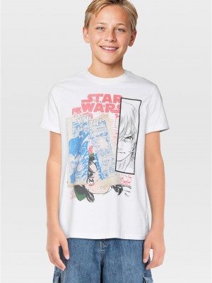 Детска Тениска T-Shirt & Hoody 2 Pack - Star Wars black+white 158/164