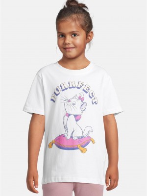 Детска Тениска T-Shirt & Hoody 2 Pack - Aristocats white+white 158/164