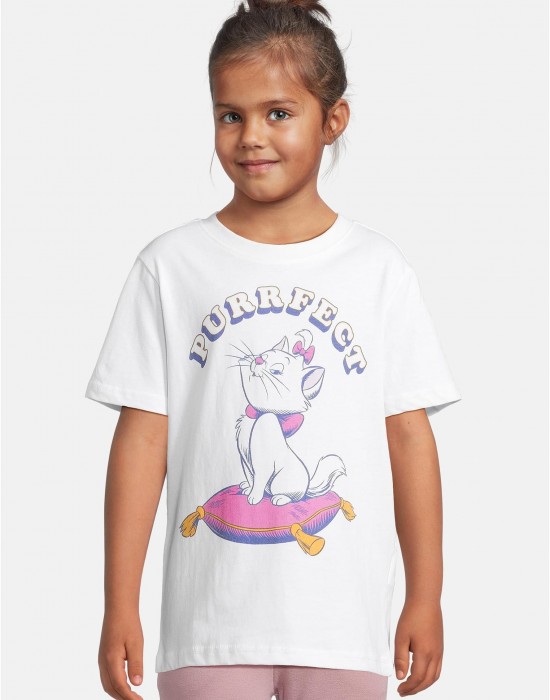 Детска Тениска T-Shirt & Hoody 2 Pack - Aristocats white+white 158/164