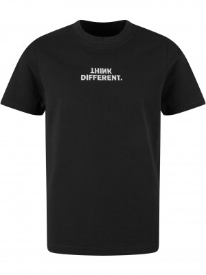 Детска Тениска Think Different. EMB Tee black 158/164