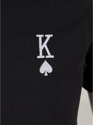 Детска Тениска King Card Game EMB Tee black 158/164