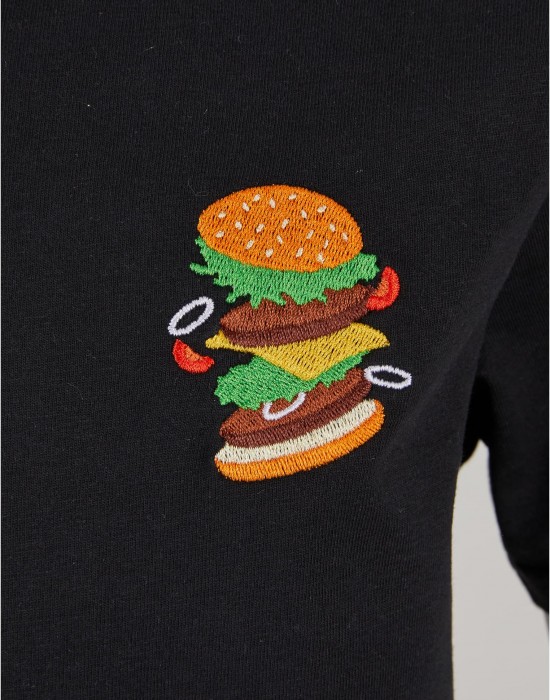 Детска Тениска Burger Love EMB Tee black 158/164
