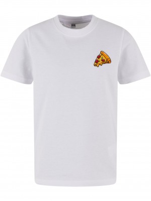 Детска Тениска Pizza Love EMB Tee white 158/164