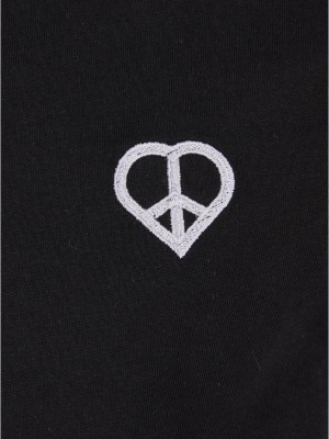 Детска Тениска Peace Lovesign EMB Tee black 158/164