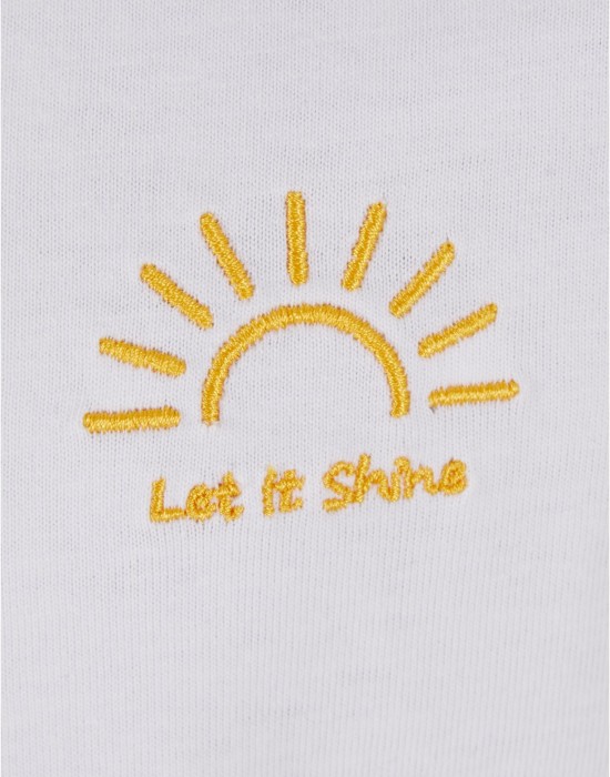 Детска Тениска Let It Shine Sun EMB Tee white 158/164